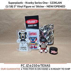 Superplastic - Kranky Series One - 123KLAN (1/18) 3" Vinyl Figure w/ Sticker...